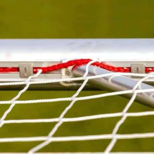 Cage de foot en aluminium avec roulettes